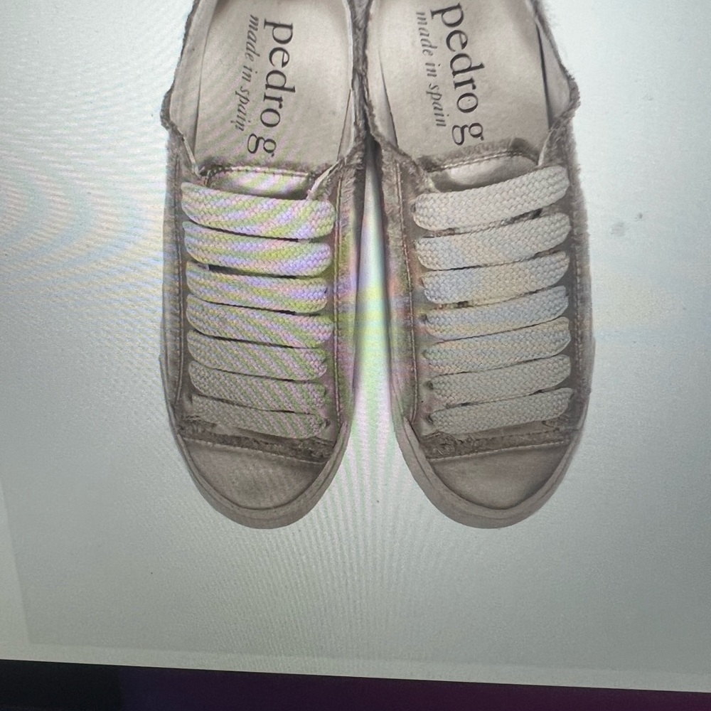 pedro garcia parson sneaker.  PHAT laced satin sneakers